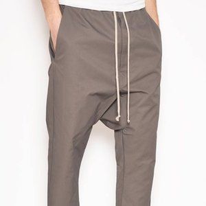 RICK OWENS Drawstring Cropped Pants SS17